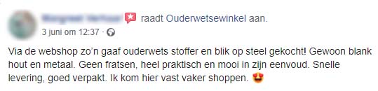 Facebook Review Boom | Ouderwetsewinkel.nl